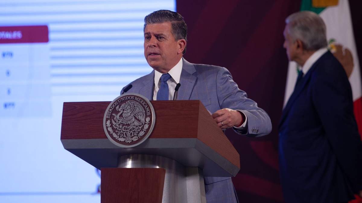 Participación de Ricardo Sheffield en la mañanera