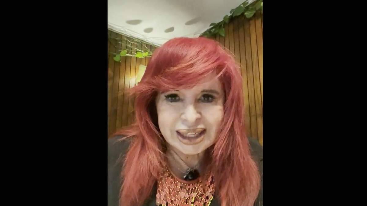 La mandataria morenista en su video