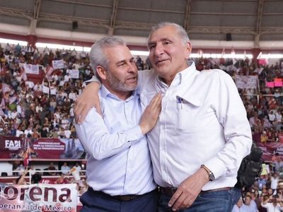 Gobernadores de Michoacán, Nayarit y Baja California dan espaldarazo a Adán Augusto