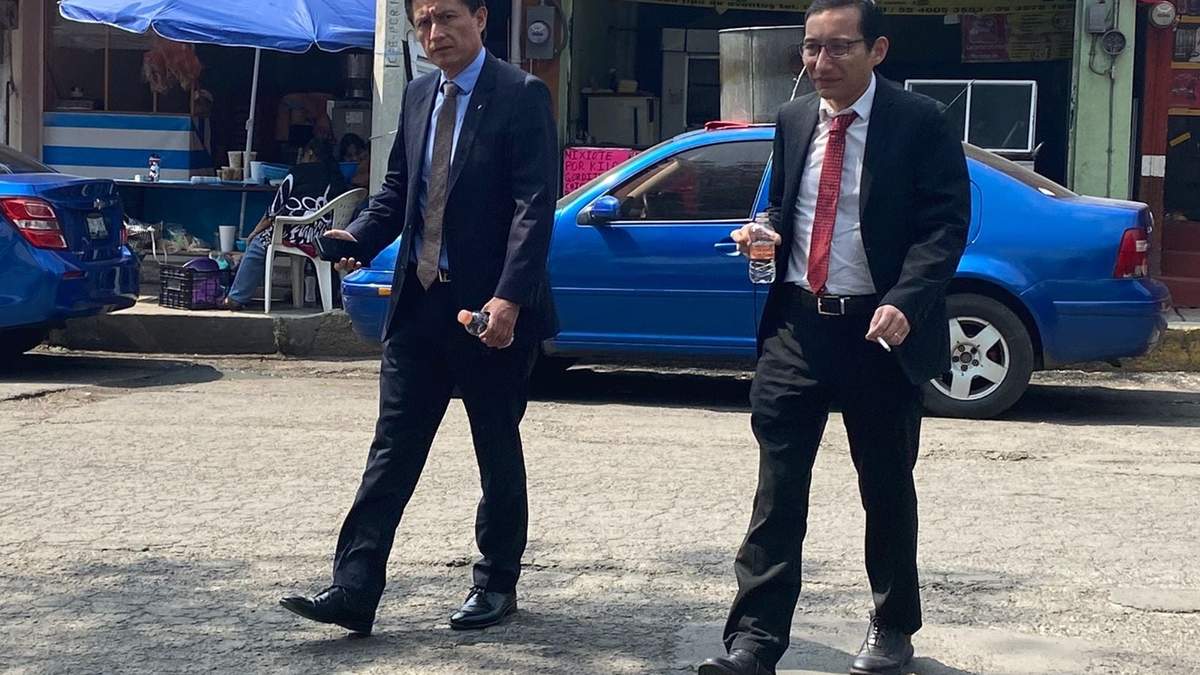 Cabrera Alfaro, extitular de la CNB, a su llegada al Centro de Justicia Penal