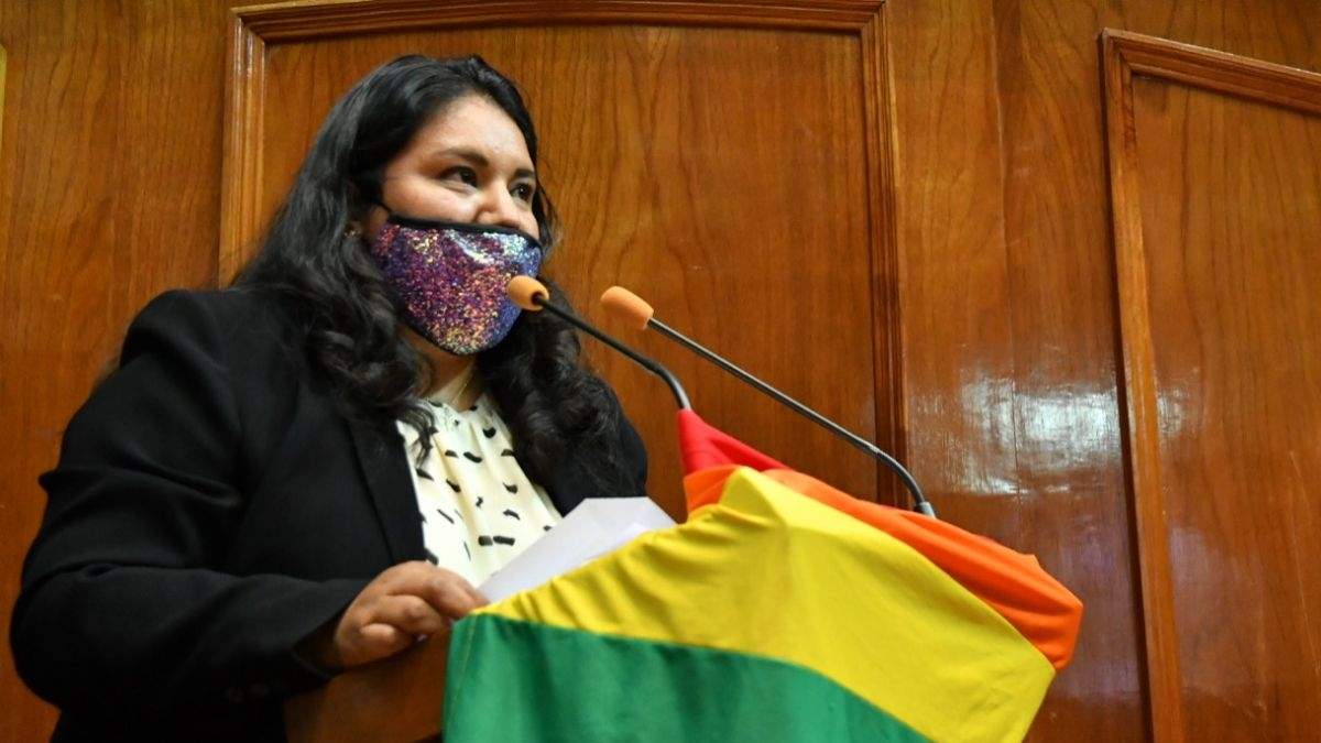 La activista Kenia Hernández