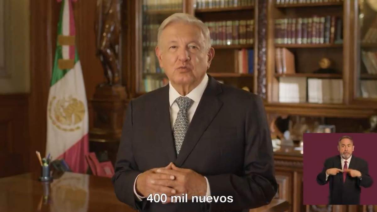 López Obrador en un espot