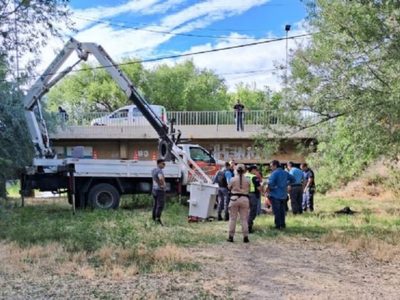 Un operario de CALF sobrevivió a una descarga eléctrica en la Isla 132