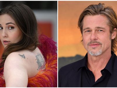 ¡La verdad salió a la luz! Lena Dunham habló sobre el beso que le dio a Brad Pitt. ¿Ella lo forzó?