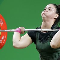Pesista mexicana Alejandra Garza finaliza novena en categoría de 75 kilos