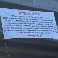 Llaman a integrantes del CJNG a desertar; les ofrecen 50 mil pesos y ayuda para llegar a EU