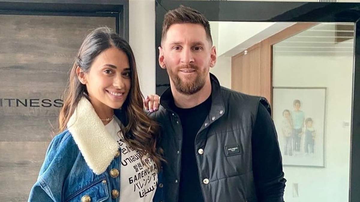 Antonella Roccuzzo y Lionel Messi. Fuente: (Instagram)