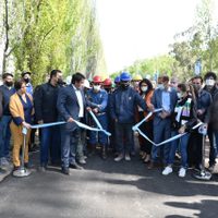 Mariano Gaido inauguró el primer tramo del Paseo Costero de Neuquén