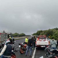 Carambola en la México-Cuernavaca deja varios motociclistas heridos: "No entienden" (Video)