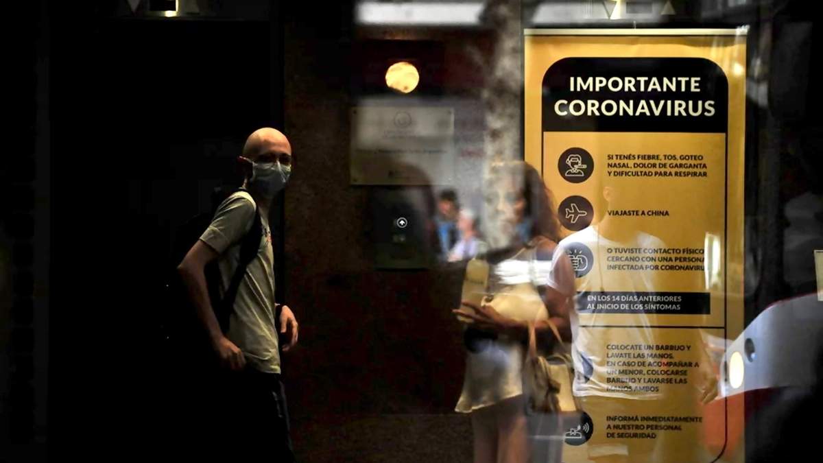 Coronavirus en Argentina. Fuente: (Twitter)