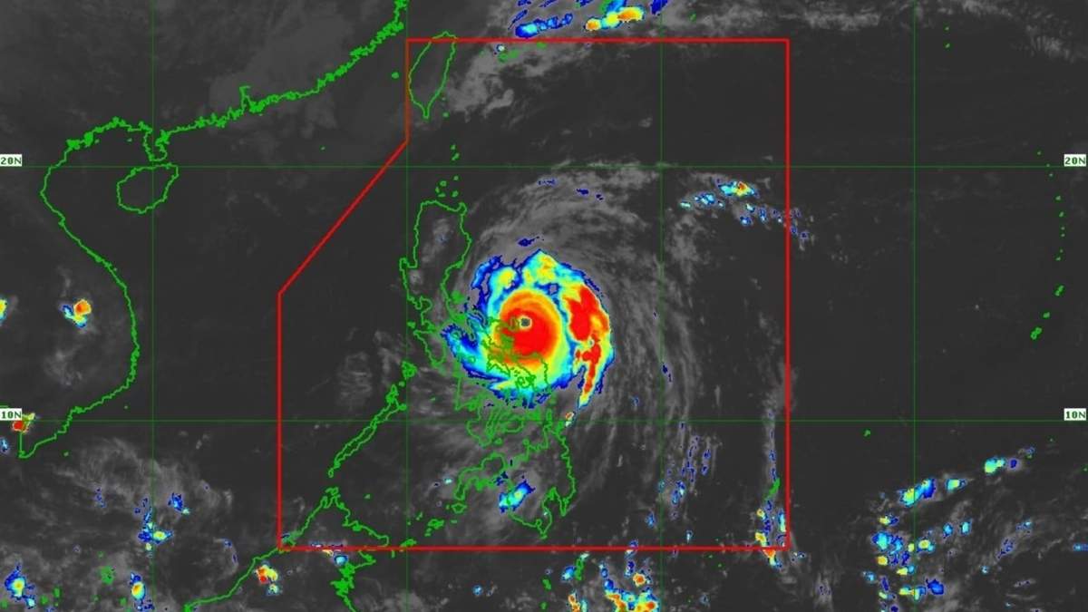 Imagen del "supertifón" 'Pepito' - PAGASA