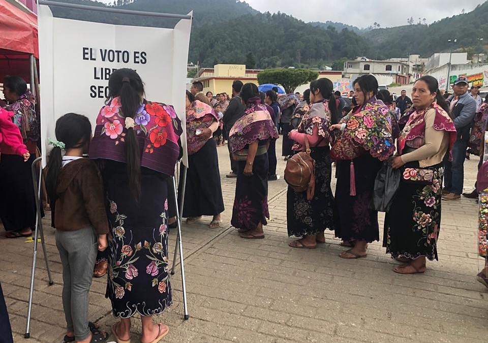 Votación en Chiapas