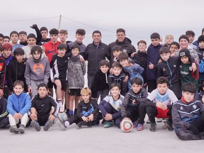 El Club Río Grande construyó su playón polideportivo: arrancará con vóley, futsal y handball