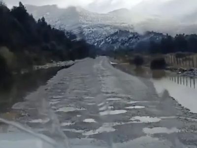 Bomberos de Meliquina denunciaron que la ruta provincial 63 se encuentra en estado deplorable