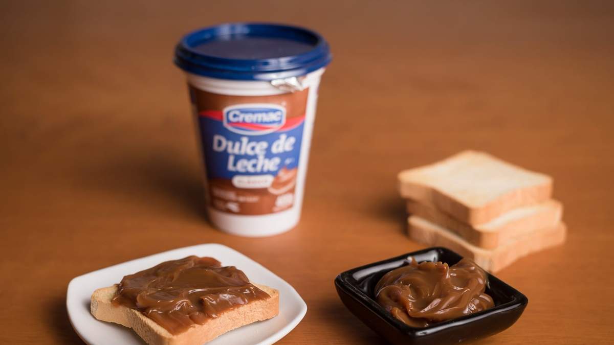 Envase de queso o dulce de leche para reciclar. Fuente: (X)