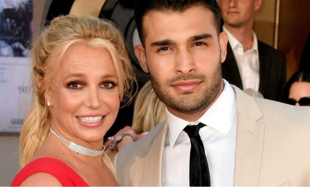 Britney Spears y Sam Asghari. Fuente: (Twitter)