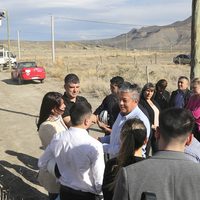 El gobernador recorrió la obra de tendido eléctrico en Taquimilán y destacó el avance