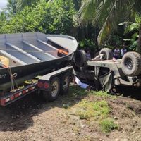 Vuelca vehículo de la Sedena en Chiapas; hay dos soldados heridos