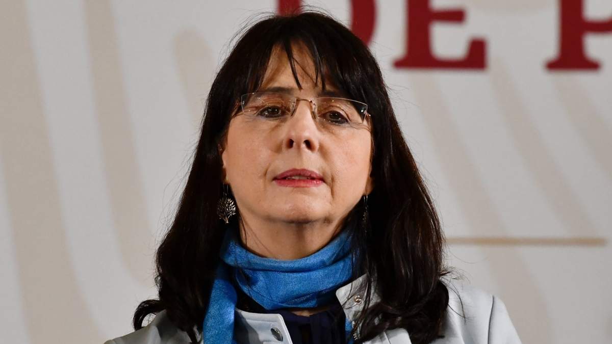 La titular del Conacyt, María Elena Álvarez-Buylla
