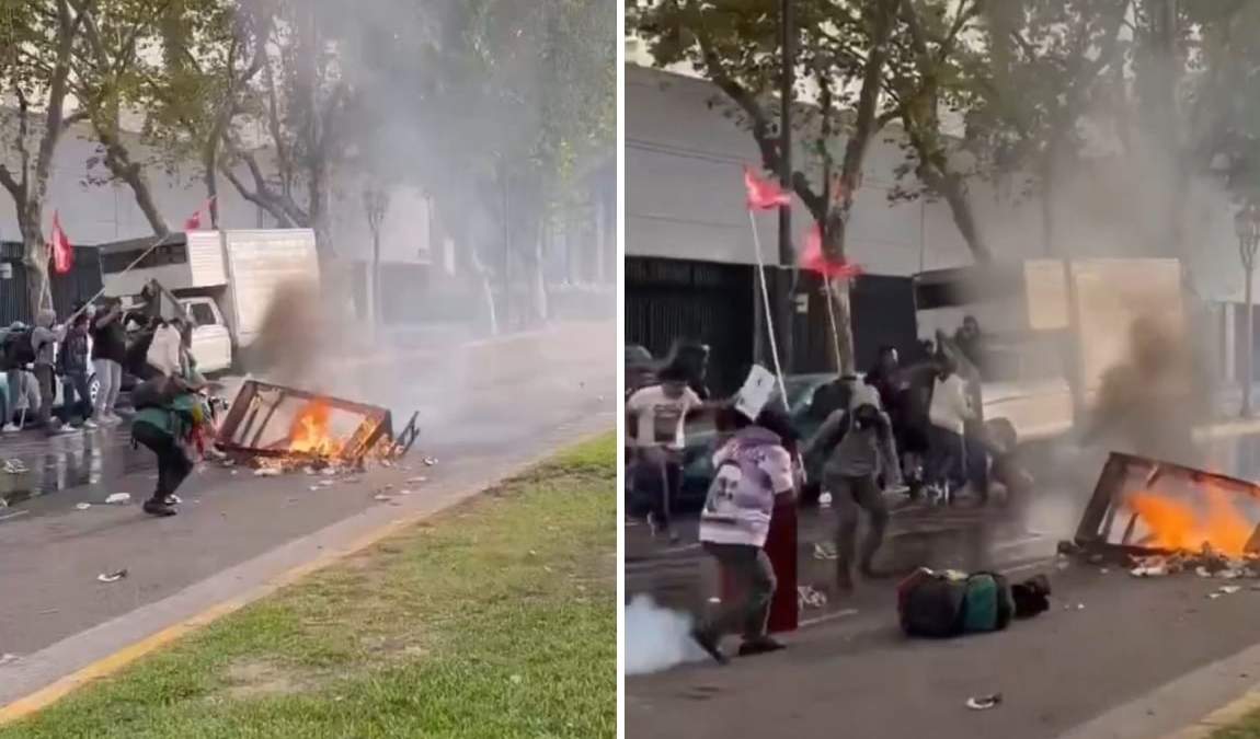 Momento de la agresión quedó grabado en video