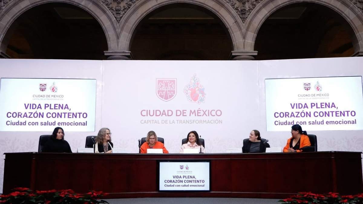 Clara Brugada presentó el Programa de Salud Mental para la CDMX