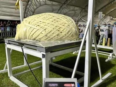 Pijijiapan impone nuevo Récord Guinness por el quesillo de hebra más grande del mundo