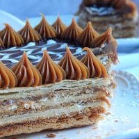 Milhojas de chocolate y dulce de leche: tan ricas como si las hubieras comprado en una panadería y fáciles de hacer
