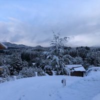 La alerta meteorológica por viento lluvia y nieve continúa vigente durante el sábado