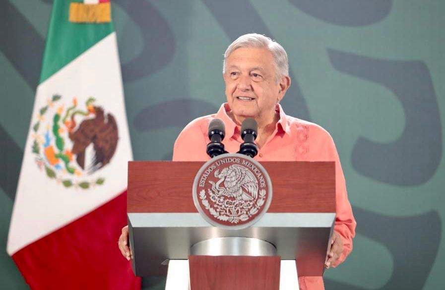 El presidente en la conferencia matutina de este viernes