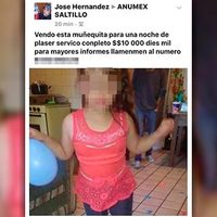 Buscan a sujeto que 'vendía” en Facebook a una niña por 10 mil pesos la noche