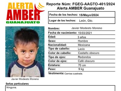 ONU-DH urge a encontrar al niño indígena desaparecido Javier Modesto