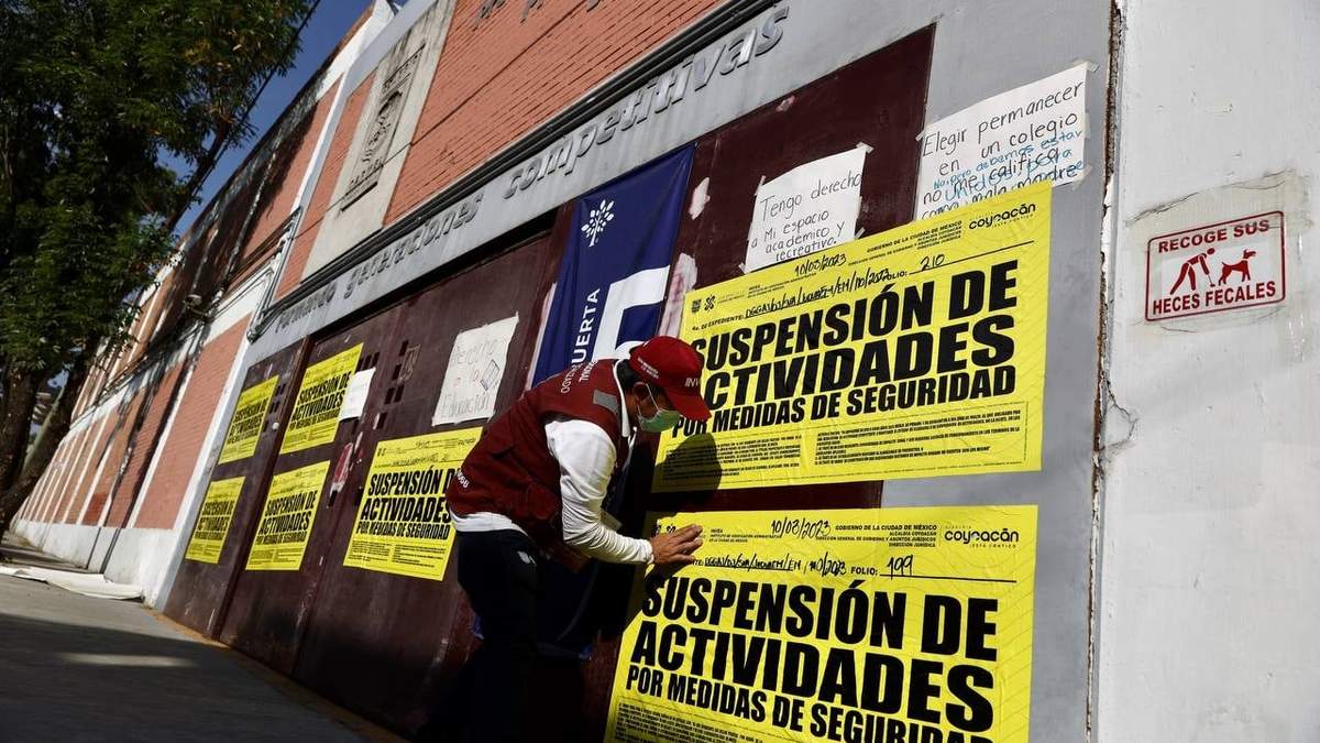 Suspensión de actividades del Colegio Carmel