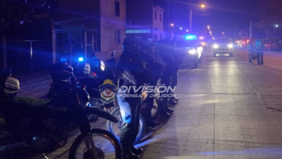 Los operativos se realizaron en conjunto entre distintas unidades.  Fuente: (Policía Neuquén).
