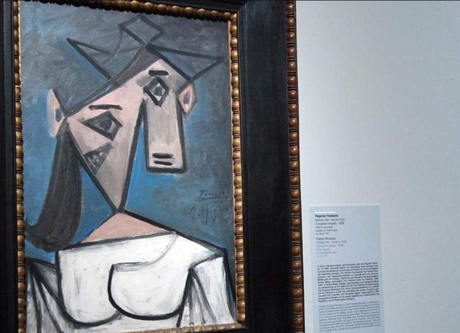 Picasso regaló el cuadro a Grecia en reconocimiento a la resistencia a los nazis.