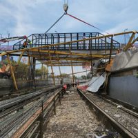 Se prolonga reparación en la Línea 5 del Metro por volcadura de tráiler; apoya servicio RTP