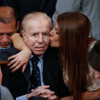 Conmovedor: así recibió Carlos Menem la llegada del 2021
