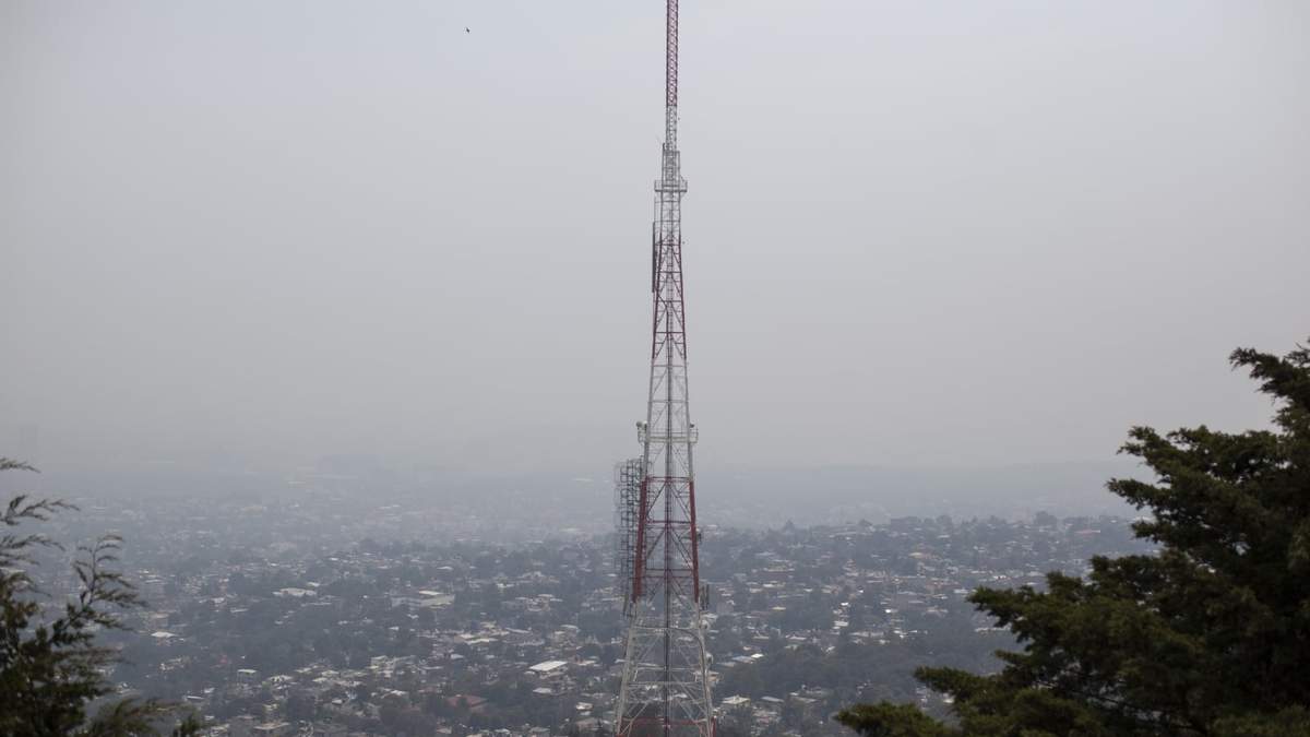 Contaminación vista desde el Ajusco