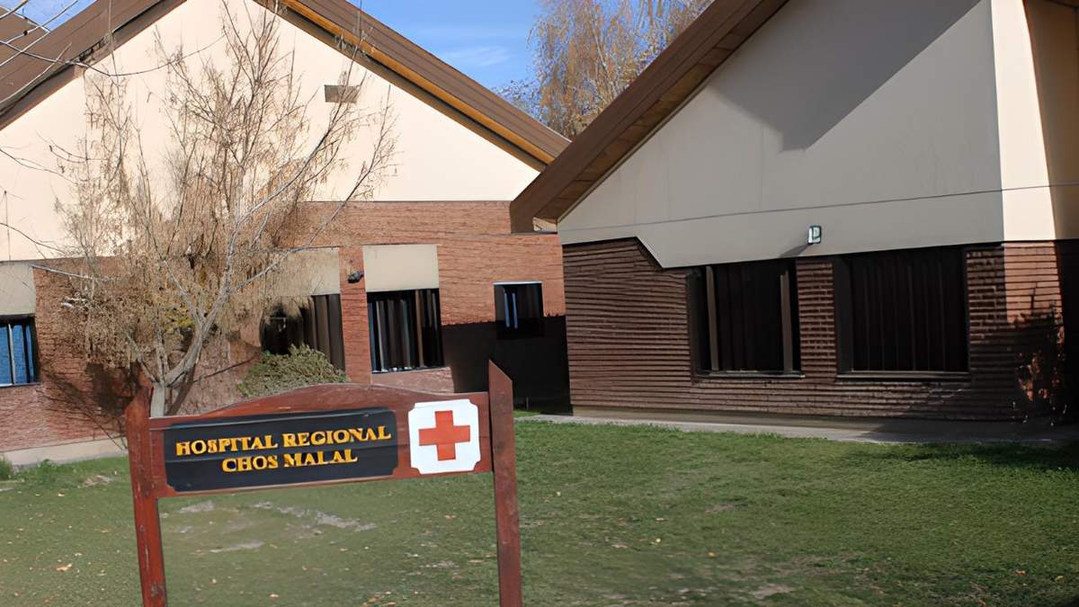 El hospital regional de Chos Malal. Fuente: (Twitter)