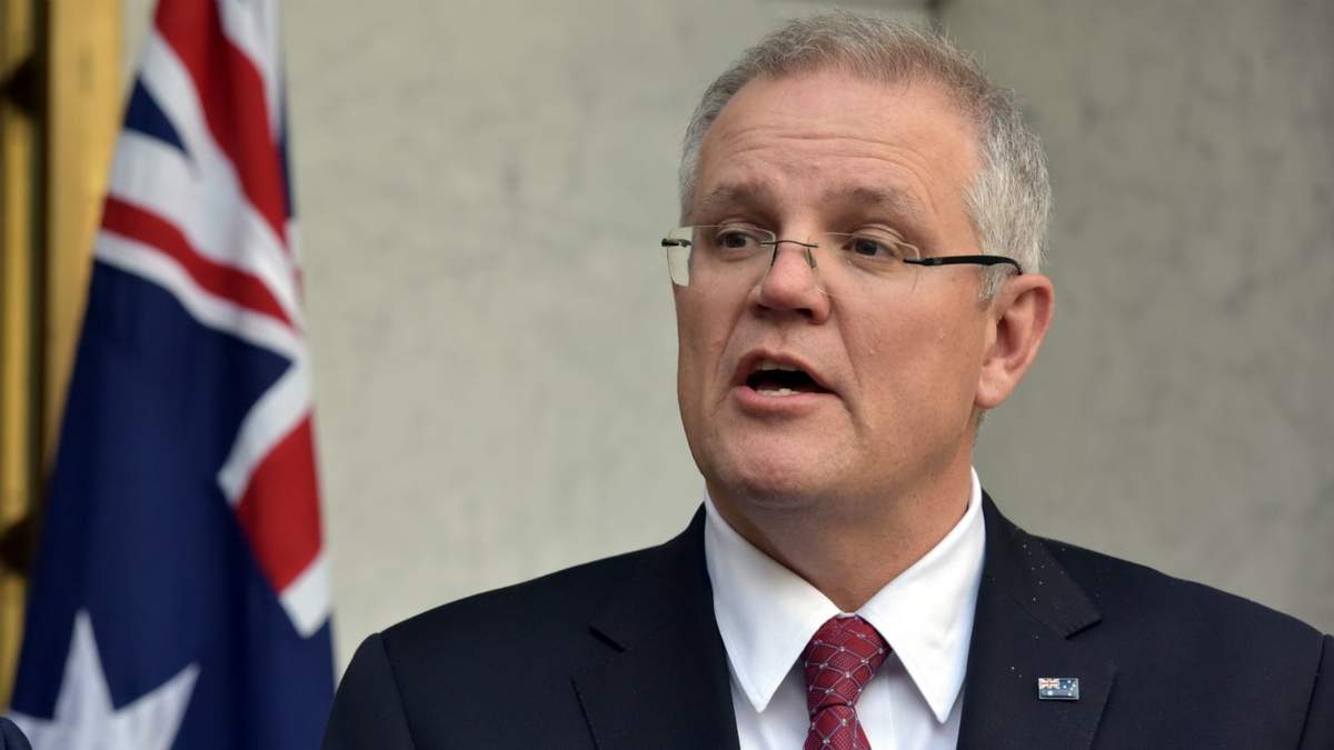 El primer ministro australiano, Scott Morrison realizó el anuncio. Fuente: (Twitter)
