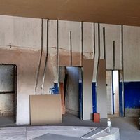 La construcción del museo paleontológico de Picún Leufú se encuentra a mitad de obra