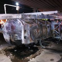 Cientos de evacuados en México tras el choque de un tren con una pipa de gas