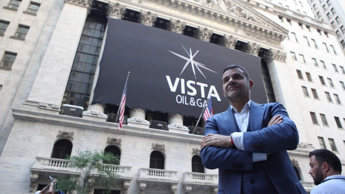 Miguel Galuccio, presidente y CEO de Vista. Fuente: (Twitter)