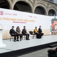 El pueblo maya y Felipe Carrillo Puerto serán homenajeados con un video mapping en el Zócalo