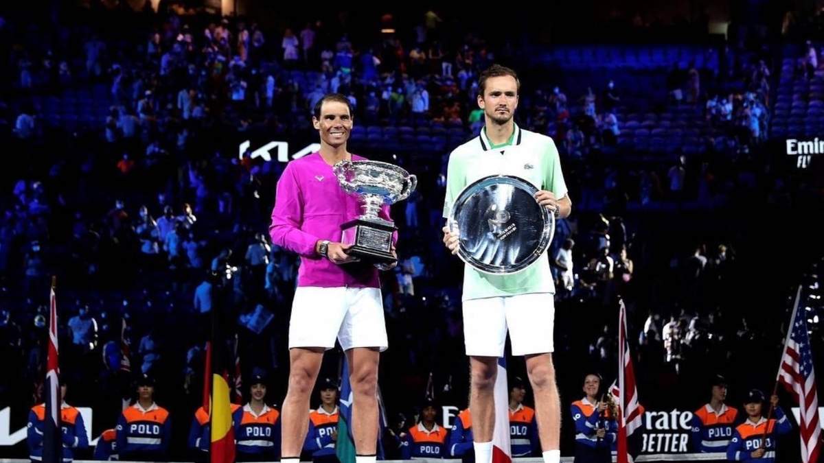 Rafa Nadal y Daniil Medvedev