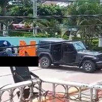 Captan a grupo armado arrojando restos humanos frente a palacio municipal de Cazones, Veracruz
