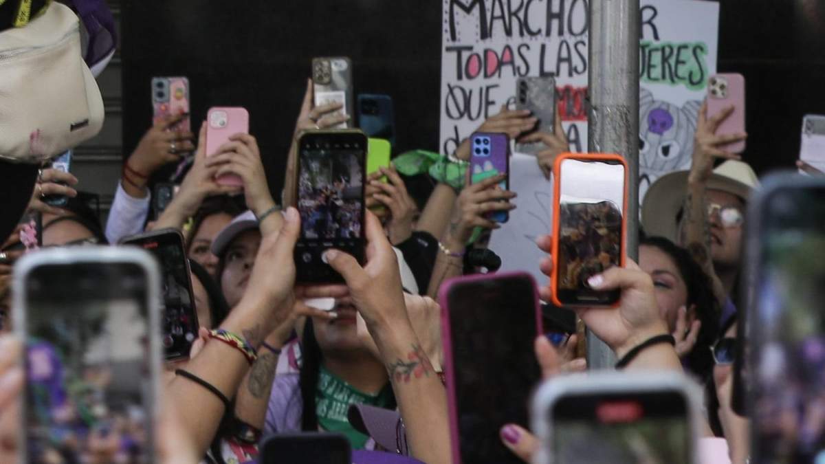 Marcha contra la violencia hacia la mujer