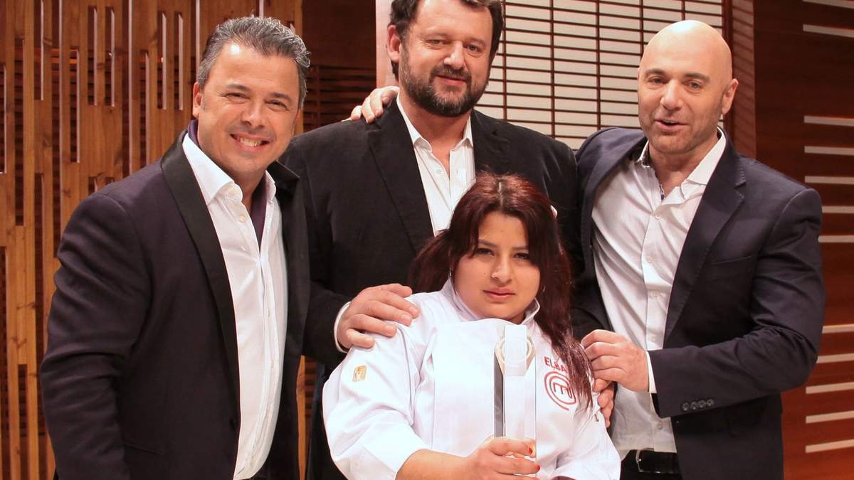 Elba y el jurado de Masterchef. Fuente: (Instagram)