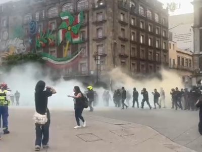 Saqueos e incendios en la marcha para conmemorar la matanza del 2 de octubre (Videos)