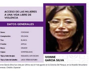 Ordenan prisión preventiva contra Daniel Alberto “N” por feminicidio de Ivonne García Silva
