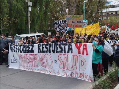 "Al Gobierno no le interesa la salud": el enojo de los agentes sanitarios de Neuquén